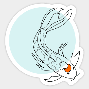 Koi Fish Sticker